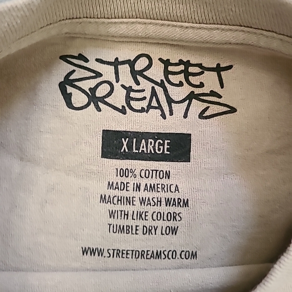 Street Dreams Original Collection XL NWOT "Come Get It" Streetwear - Picture 5 of 5